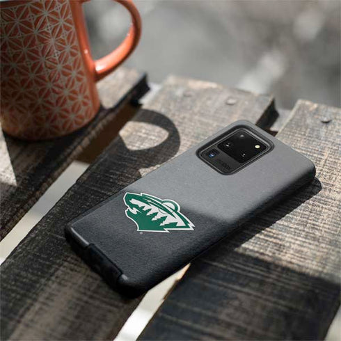 NHL Minnesota Wild Black Background Galaxy S20 Ultra 5G Pro Case
