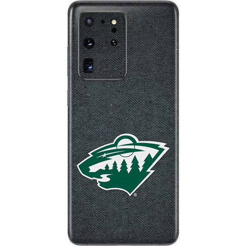 NHL Minnesota Wild Black Background Galaxy S20 Ultra 5G Skin
