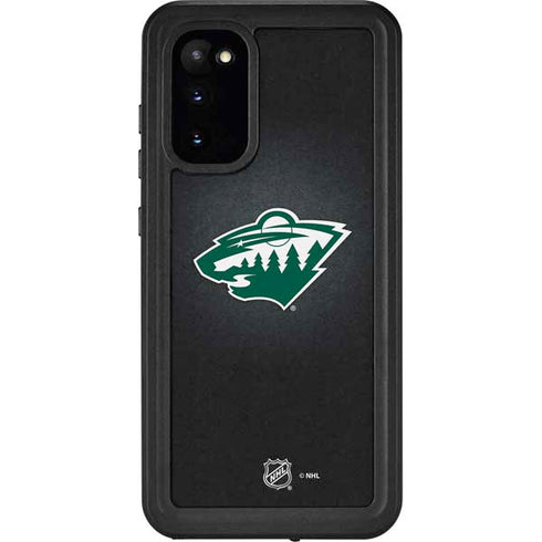 NHL Minnesota Wild Black Background Galaxy S20 Waterproof Case