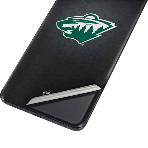NHL Minnesota Wild Black Background Galaxy S21 5G Skin