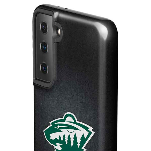 NHL Minnesota Wild Black Background Galaxy S21 FE Pro Case