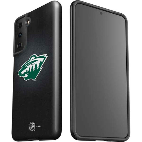 NHL Minnesota Wild Black Background Galaxy S21 FE Pro Case