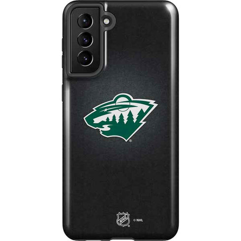 NHL Minnesota Wild Black Background Galaxy S21 FE Pro Case