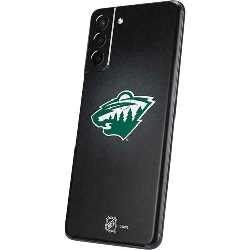 NHL Minnesota Wild Black Background Galaxy S21 Plus 5G Skin