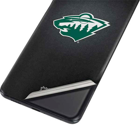 NHL Minnesota Wild Black Background Galaxy S21 Plus 5G Skin