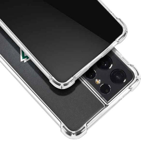 NHL Minnesota Wild Black Background Galaxy S21 Ultra 5G Clear Case