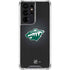 NHL Minnesota Wild Black Background Galaxy S21 Ultra 5G Clear Case