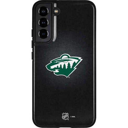 NHL Minnesota Wild Black Background Galaxy S22 Plus Pro Case