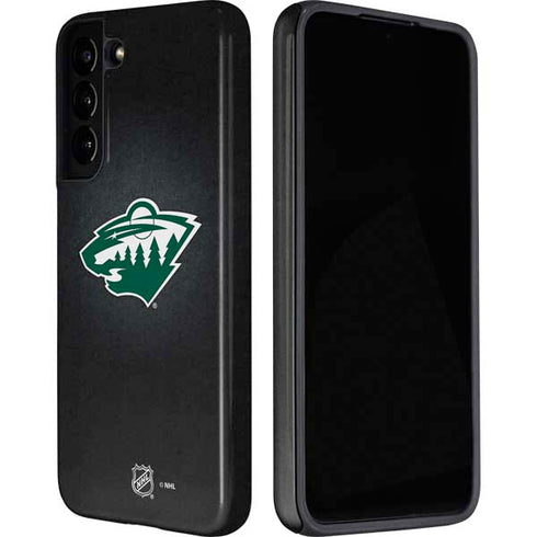 NHL Minnesota Wild Black Background Galaxy S22 Plus Pro Case
