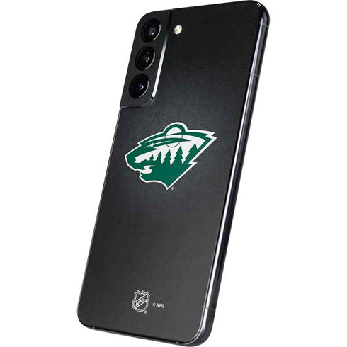 NHL Minnesota Wild Black Background Galaxy S22 Plus Skin