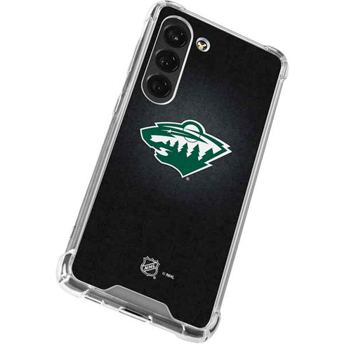 NHL Minnesota Wild Black Background Galaxy S23 Clear Case