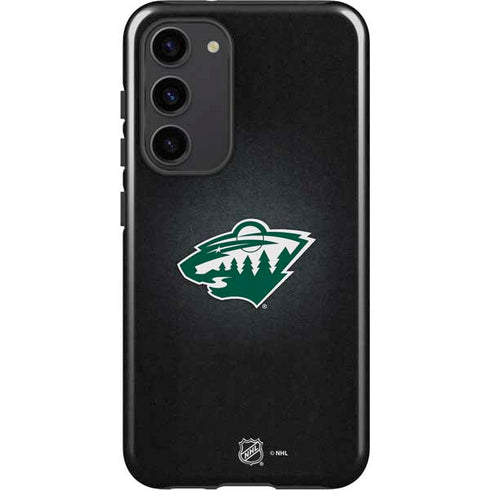 NHL Minnesota Wild Black Background Galaxy S23 Plus Pro Case