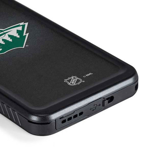 NHL Minnesota Wild Black Background Galaxy S23 Plus Waterproof Case