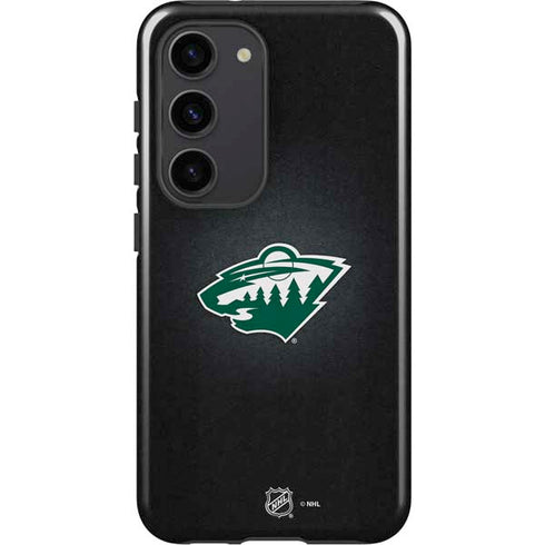 NHL Minnesota Wild Black Background Galaxy S23 Pro Case