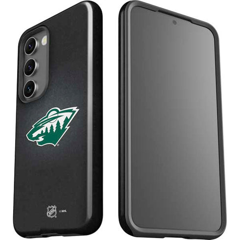 NHL Minnesota Wild Black Background Galaxy S23 Pro Case