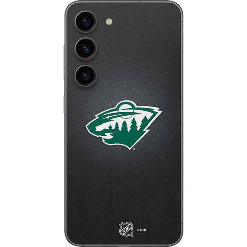 NHL Minnesota Wild Black Background Galaxy S23 Skin