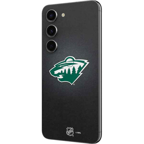 NHL Minnesota Wild Black Background Galaxy S23 Skin