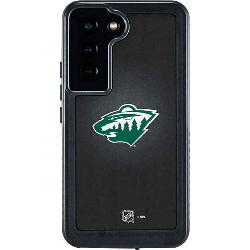NHL Minnesota Wild Black Background Galaxy S23 Waterproof Case