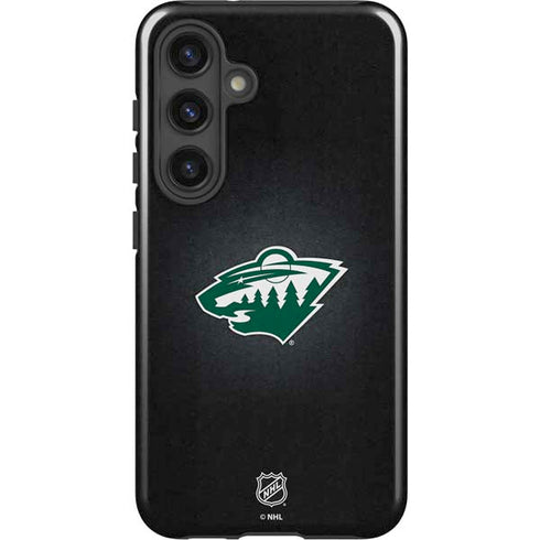 NHL Minnesota Wild Black Background Galaxy S24 Impact Case