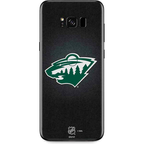 NHL Minnesota Wild Black Background Galaxy S8 Plus Skin