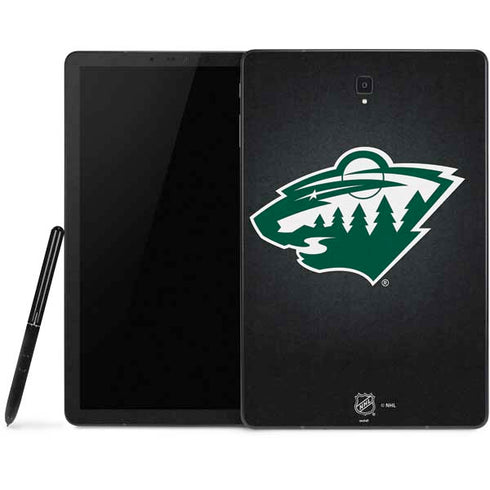 NHL Minnesota Wild Black Background Samsung Galaxy Tab Skin