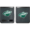 NHL Minnesota Wild Black Background Galaxy Z Flip Skin