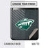 NHL Minnesota Wild Black Background Galaxy Z Flip Skin