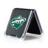 NHL Minnesota Wild Black Background Galaxy Z Flip5 5G Clear Case