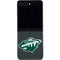 NHL Minnesota Wild Black Background Galaxy Z Flip5 5G Skin