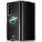NHL Minnesota Wild Black Background Galaxy Z Fold4 5G Clear Case