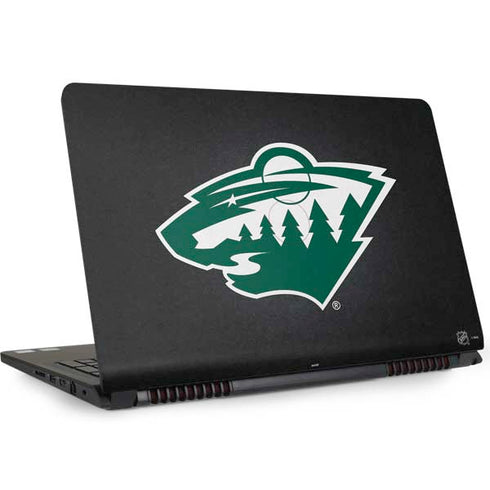 NHL Minnesota Wild Black Background Dell Inspiron Skin