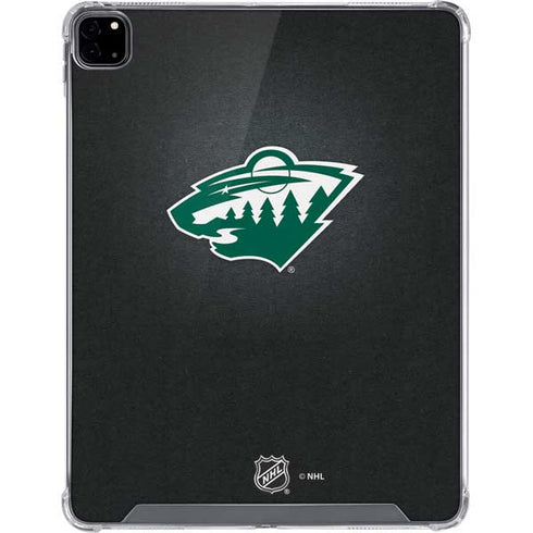 NHL Minnesota Wild Black Background iPad Pro 12.9in (2020) Clear Case