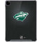 NHL Minnesota Wild Black Background iPad Pro 12.9in (2020) Clear Case