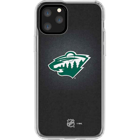 NHL Minnesota Wild Black Background iPhone 11 Pro Clear Case