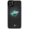 NHL Minnesota Wild Black Background iPhone 11 Pro Clear Case