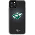 NHL Minnesota Wild Black Background iPhone 11 Pro Clear Case