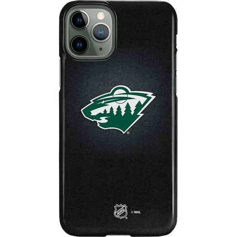 NHL Minnesota Wild Black Background iPhone 11 Pro Lite Case