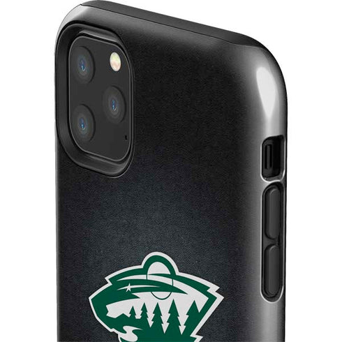 NHL Minnesota Wild Black Background iPhone 11 Pro Max Impact Case