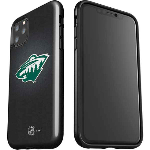 NHL Minnesota Wild Black Background iPhone 11 Pro Max Impact Case