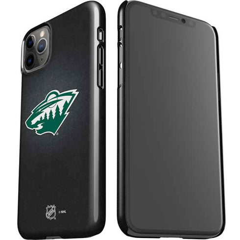 NHL Minnesota Wild Black Background iPhone 11 Pro Max Lite Case