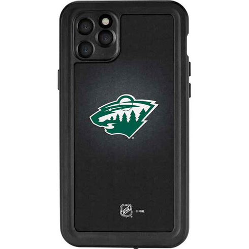 NHL Minnesota Wild Black Background iPhone 11 Pro Max Waterproof Case