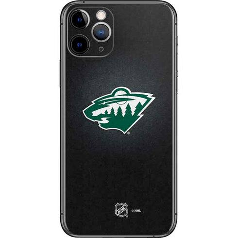 NHL Minnesota Wild Black Background iPhone 11 Pro Skin