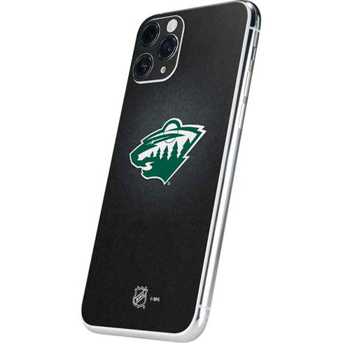 NHL Minnesota Wild Black Background iPhone 11 Pro Skin