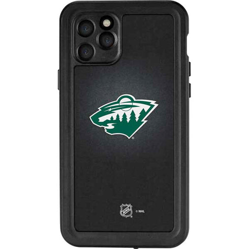 NHL Minnesota Wild Black Background iPhone 11 Pro Waterproof Case