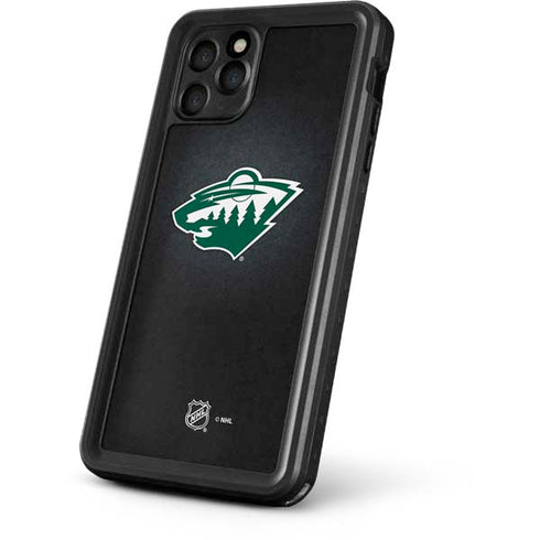 NHL Minnesota Wild Black Background iPhone 11 Pro Waterproof Case
