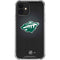 NHL Minnesota Wild Black Background iPhone 12 Clear Case