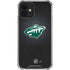 NHL Minnesota Wild Black Background iPhone 12 Clear Case