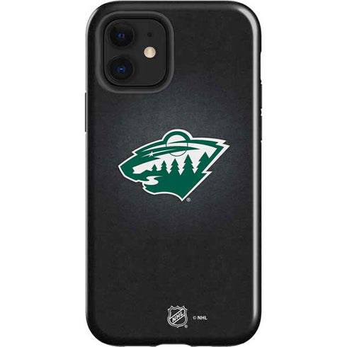 NHL Minnesota Wild Black Background iPhone 12 Impact Case