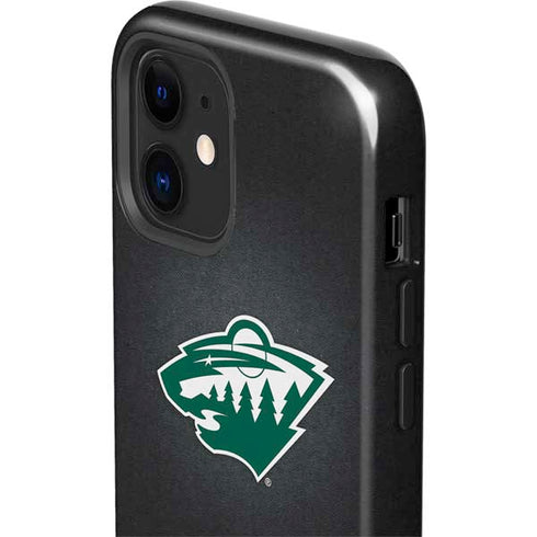NHL Minnesota Wild Black Background iPhone 12 Impact Case