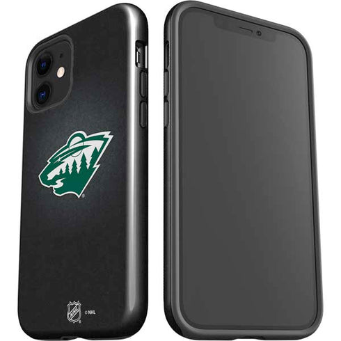 NHL Minnesota Wild Black Background iPhone 12 Impact Case